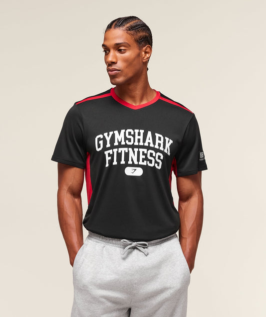 Gymshark Campus Tech T-Shirt - Black