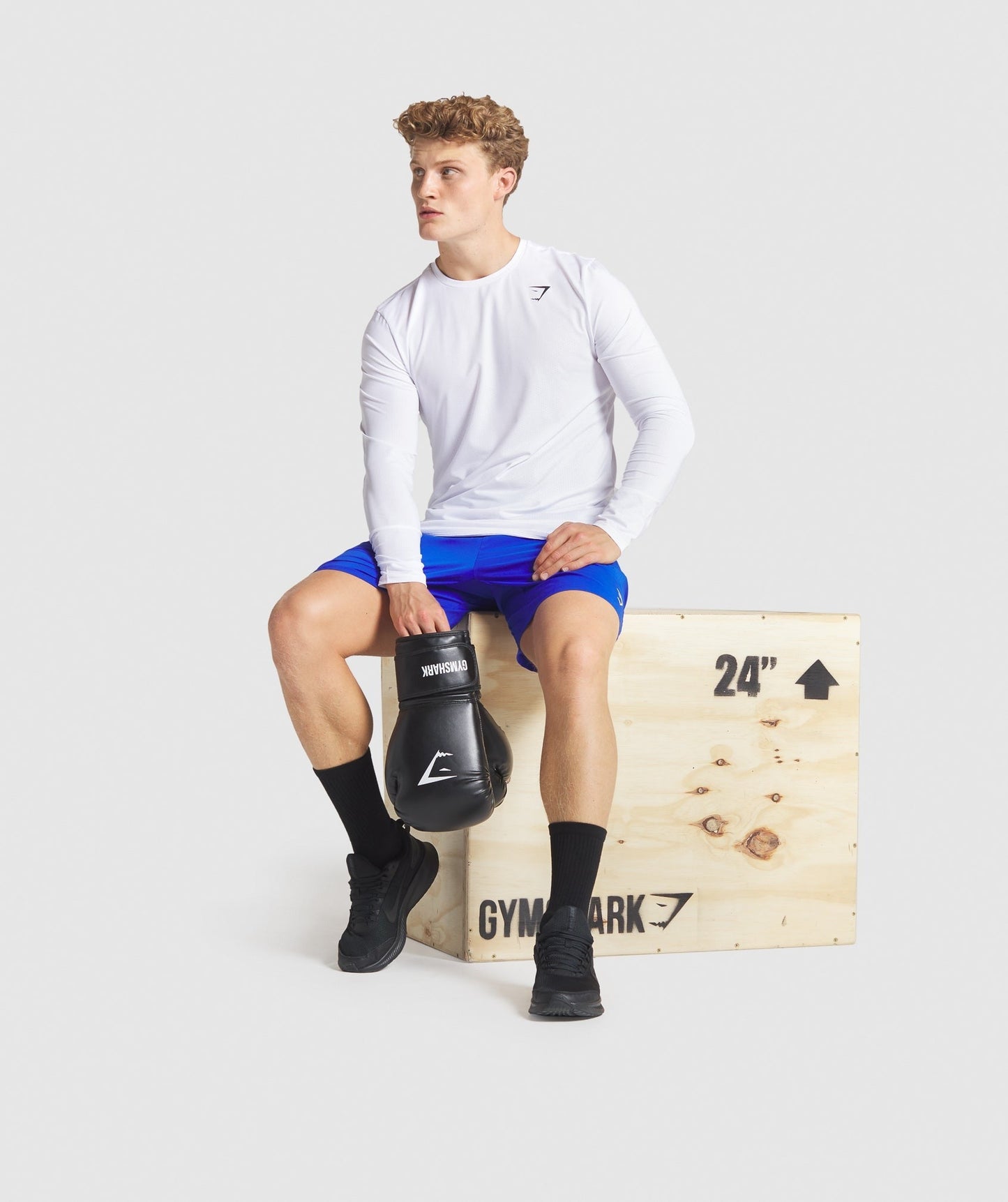Gymshark Arrival Long Sleeve T-Shirt - White