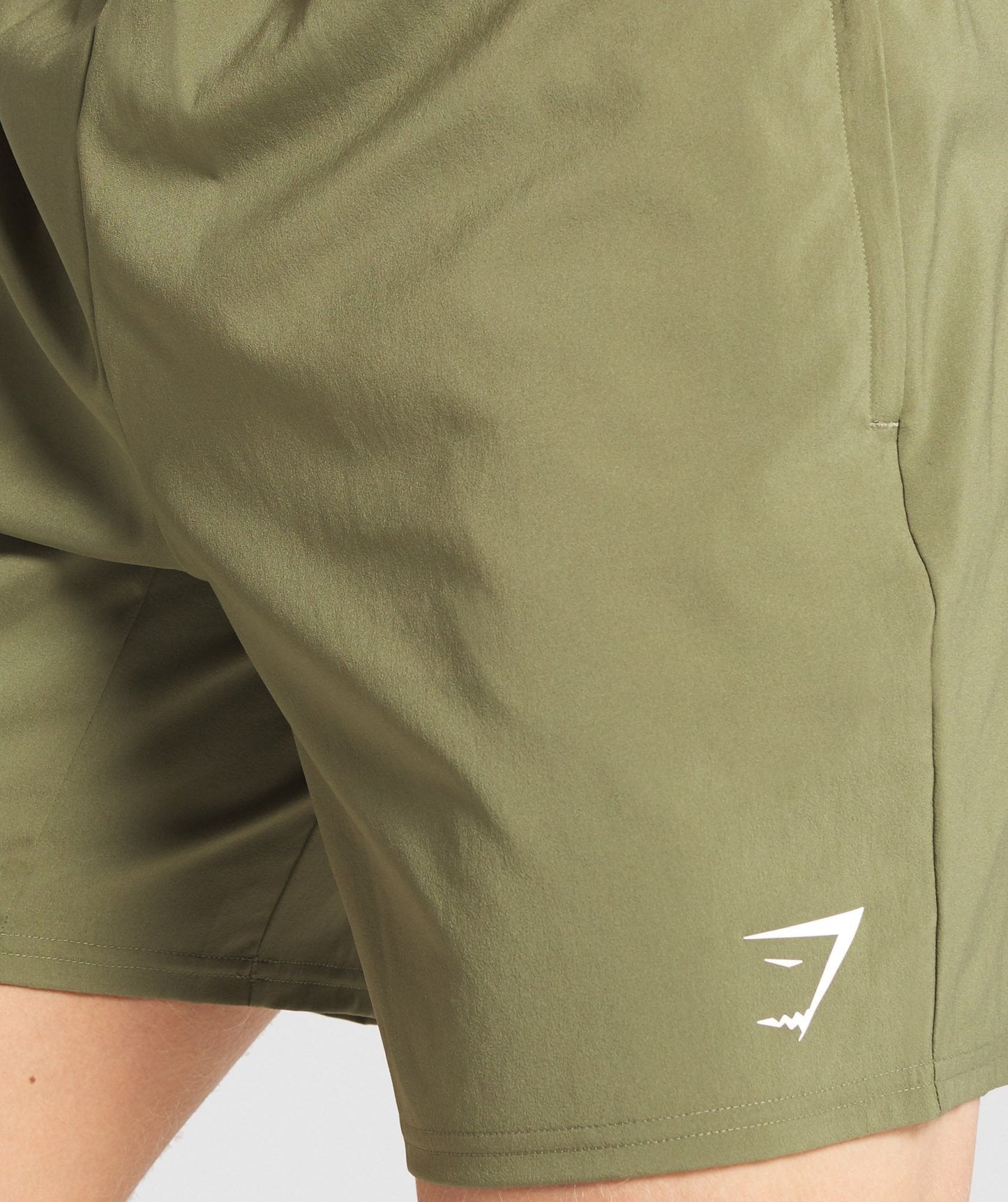 Gymshark Arrival Zip Pocket Shorts - Dark Green