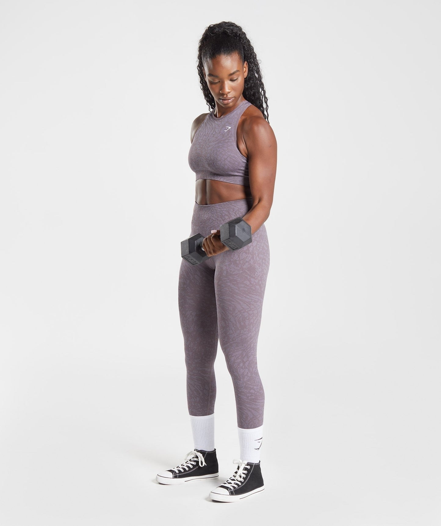 Gymshark Adapt Animal Seamless Sports Bra - Wild | Musk Lilac