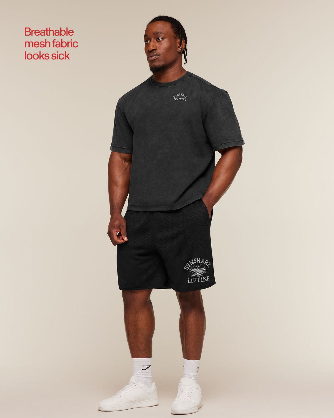 Gymshark Collective Mesh Shorts - Black