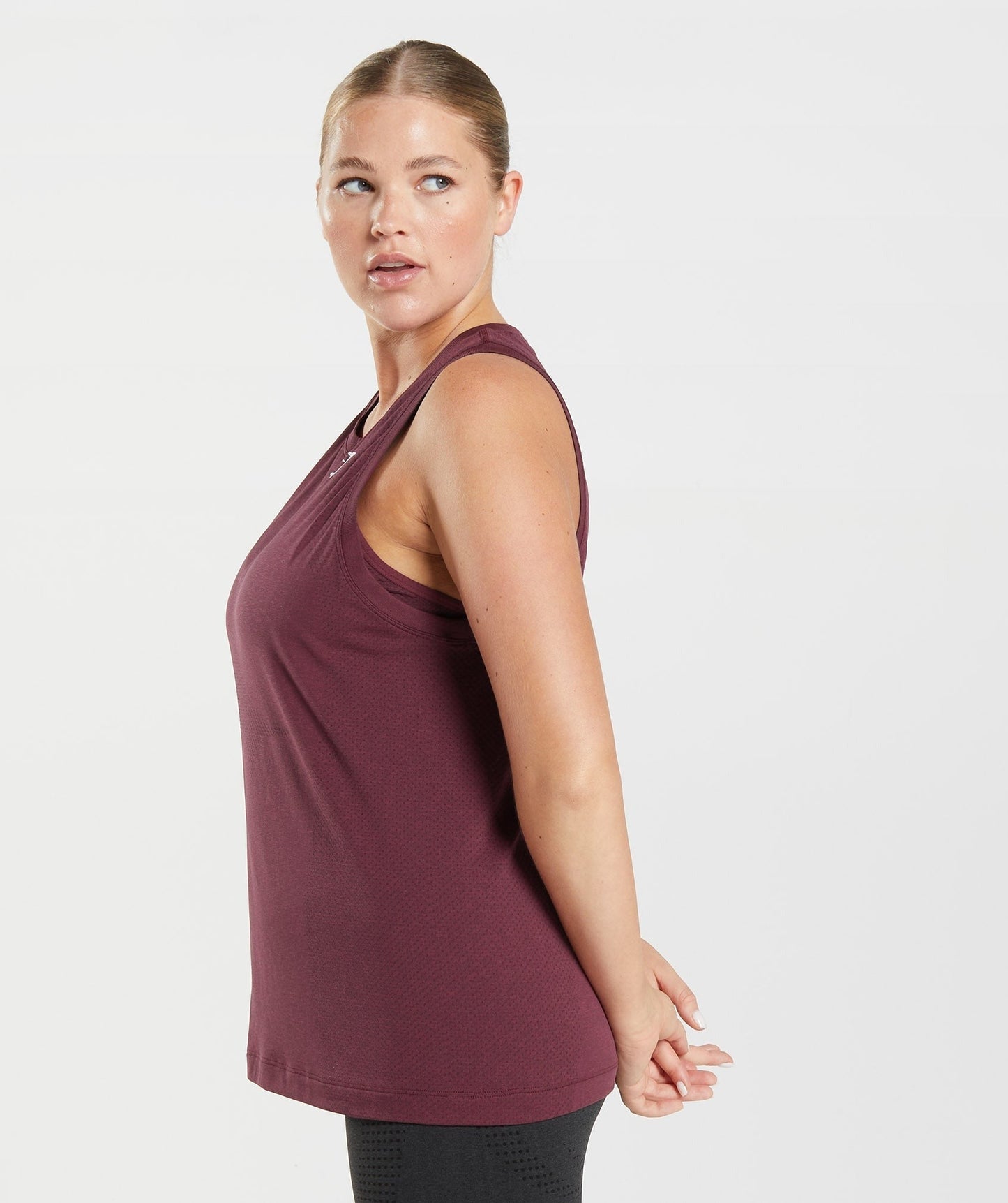 Gymshark Vital Light Tank - Baked Maroon Marl
