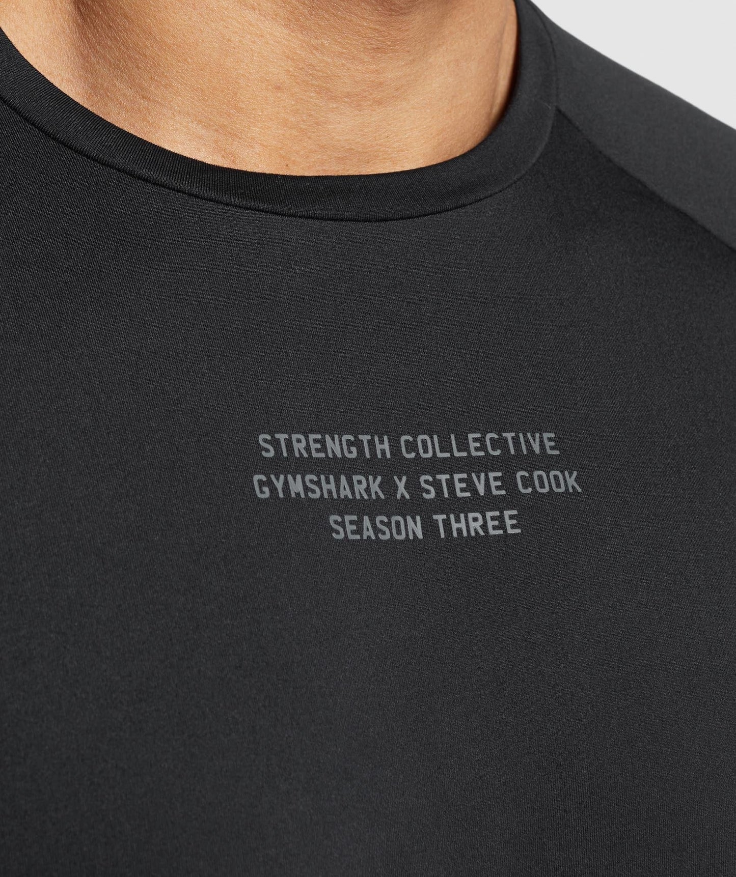 Gymshark //Steve Cook T-Shirt - Black