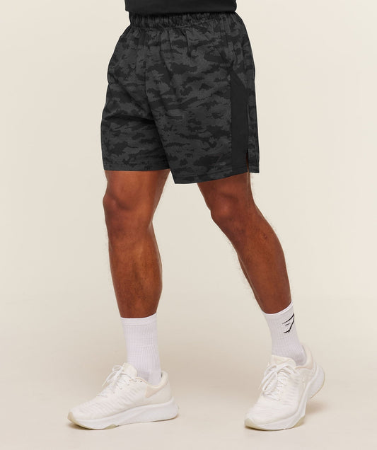 Gymshark Sport 7" Shorts - Grey/Black