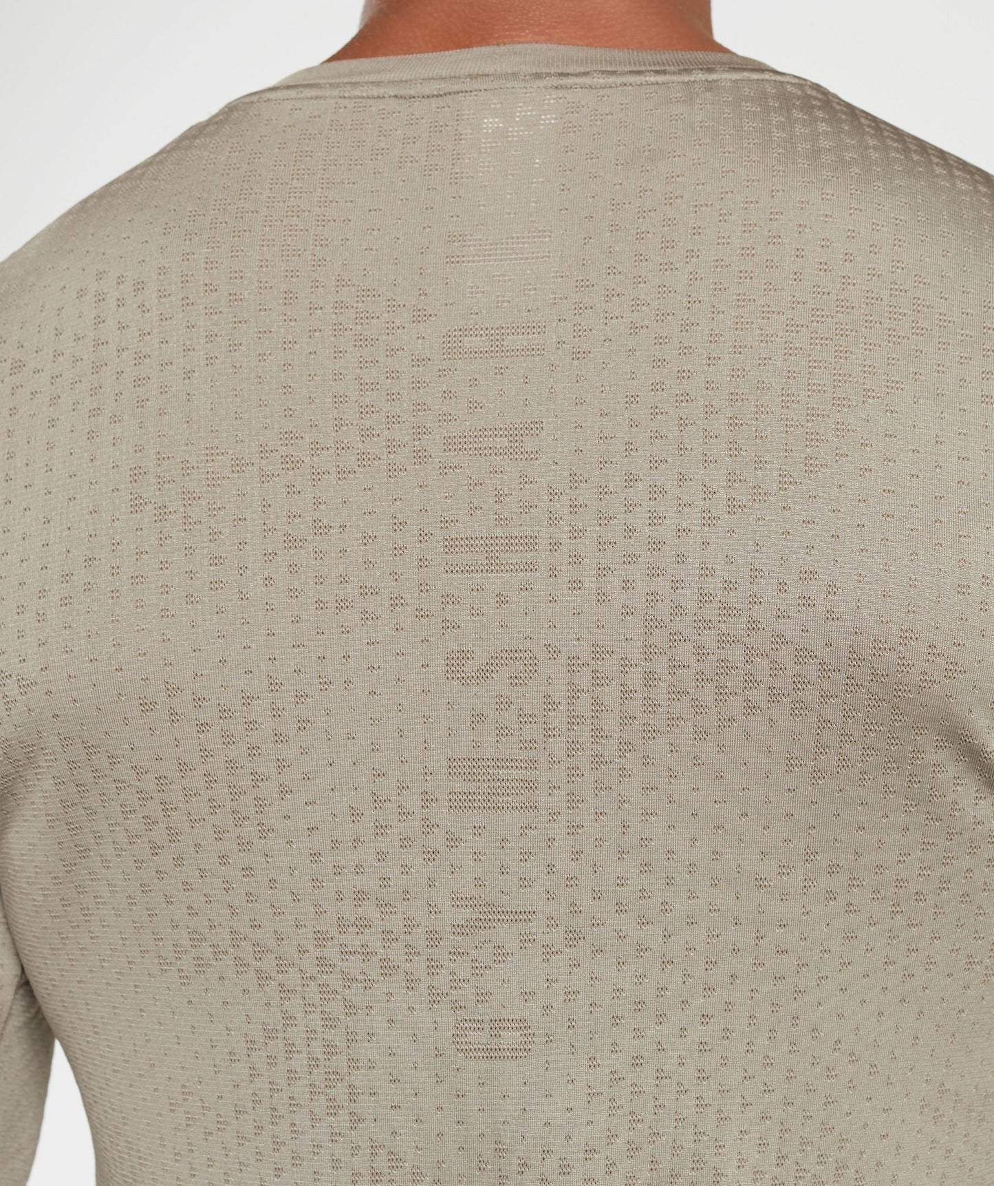 Gymshark Sport Seamless Long Sleeve T-Shirt - Linen Brown/Camo Brown