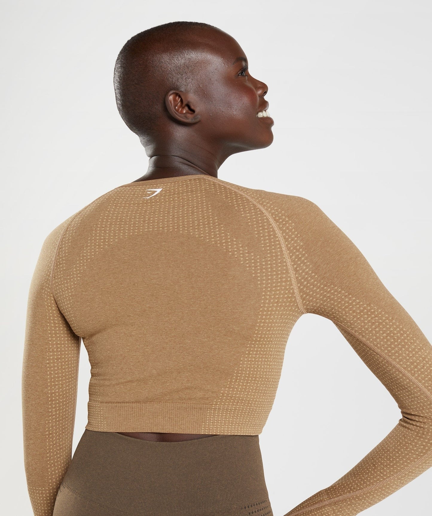 Gymshark Vital Crop Top - Fawn Marl