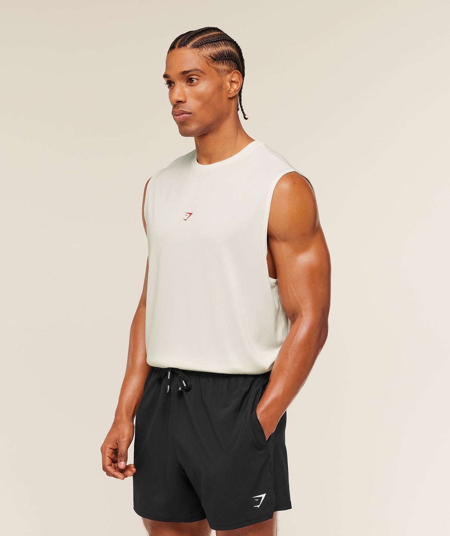 Gymshark GSCC Graphic Tank - Soft White