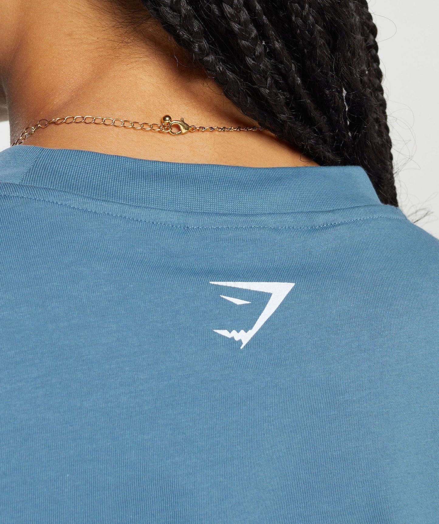 Gymshark Weightlifting Oversized T-Shirt - Faded Blue
