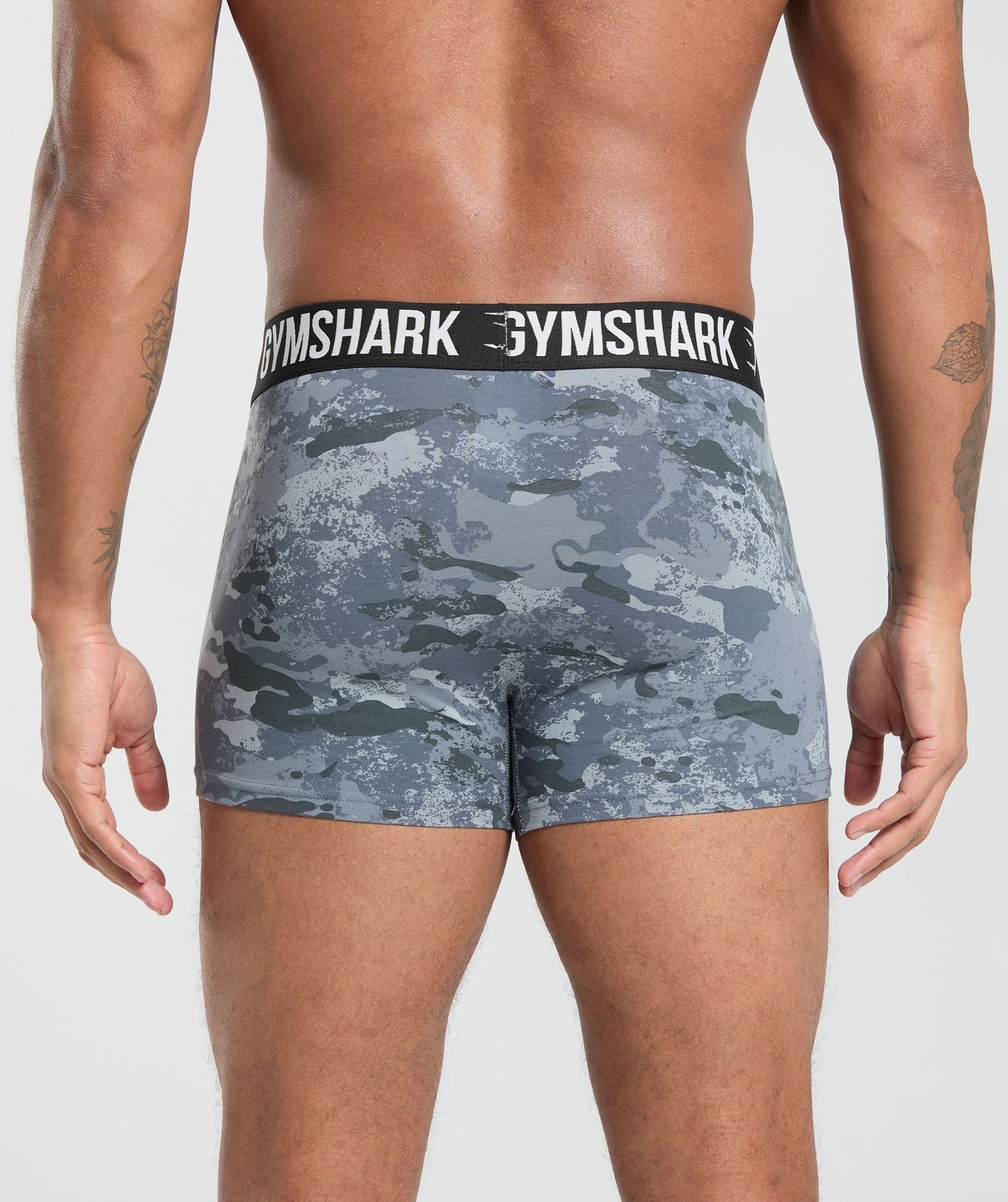 Gymshark Boxer Brief 3PK - Blue Surf/Denim Grey/Black