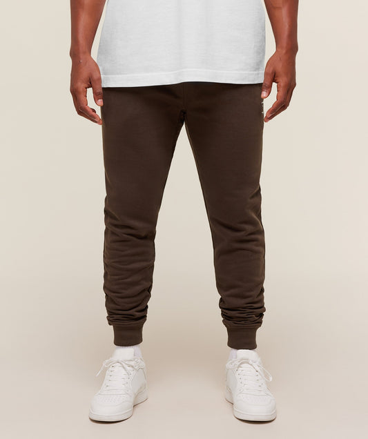 Gymshark Crest Joggers - Archive Brown