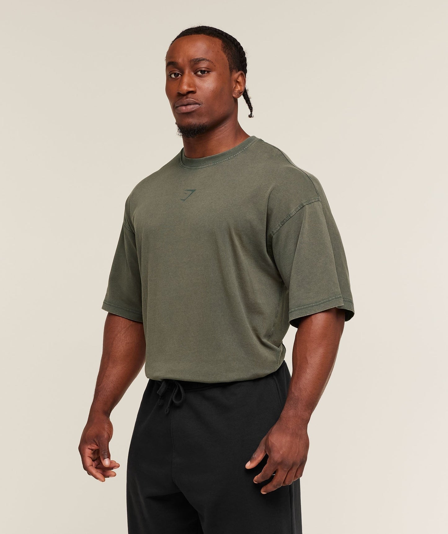 Gymshark Power Washed T-Shirt - GS Strength Green