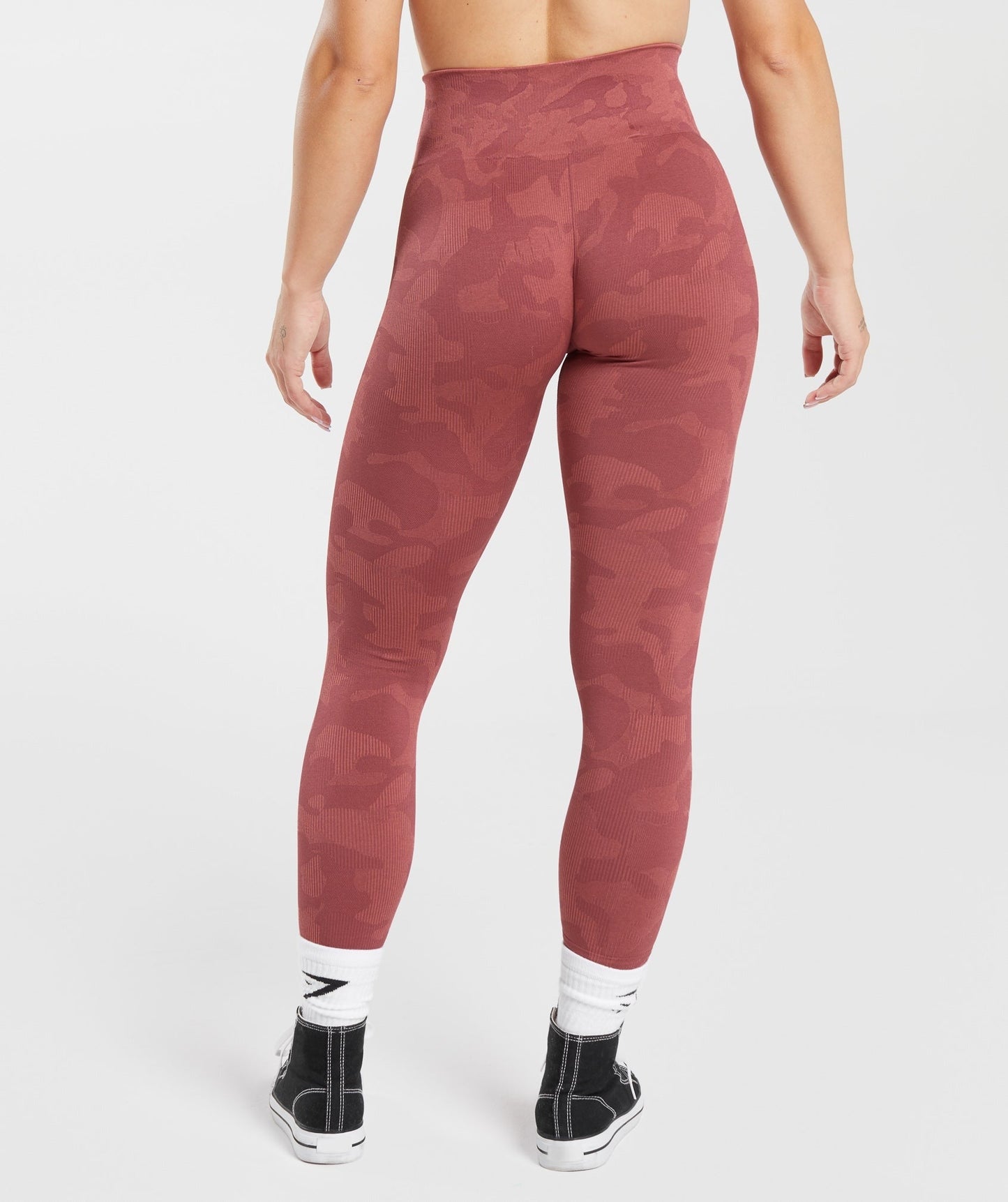 Gymshark Adapt Camo Seamless Leggings - Soft Berry/Sunbaked Pink