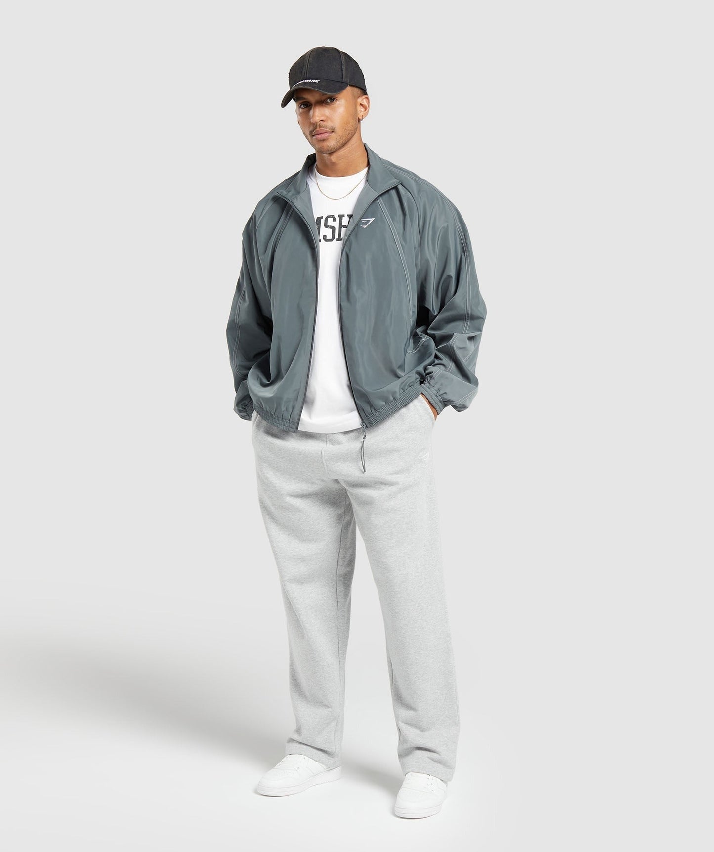 Gymshark Track Top - Cargo Teal