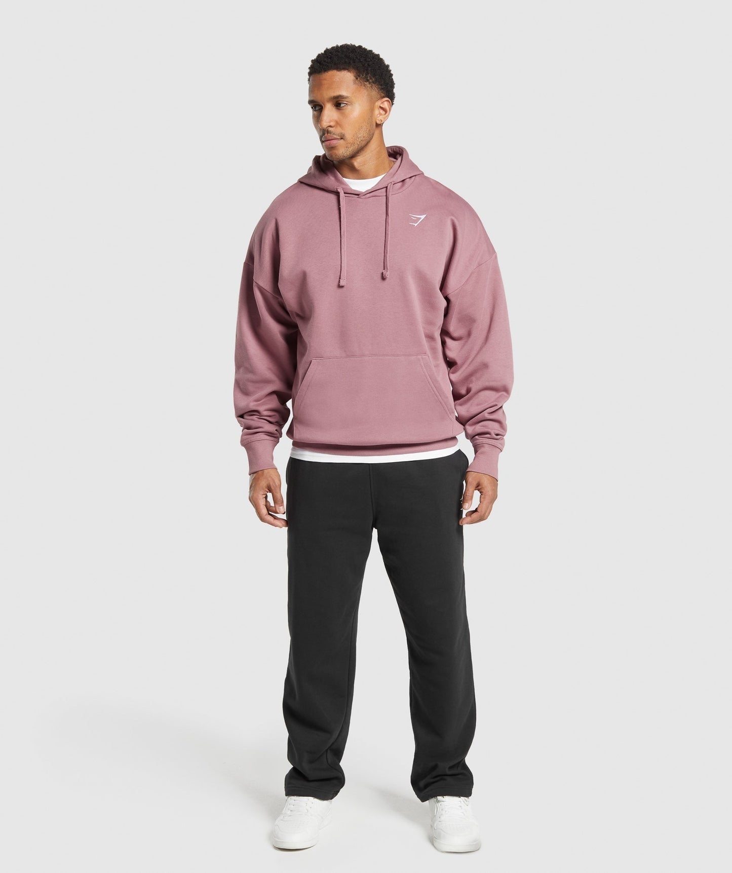 Gymshark Crest Oversized Hoodie - Calm Pink