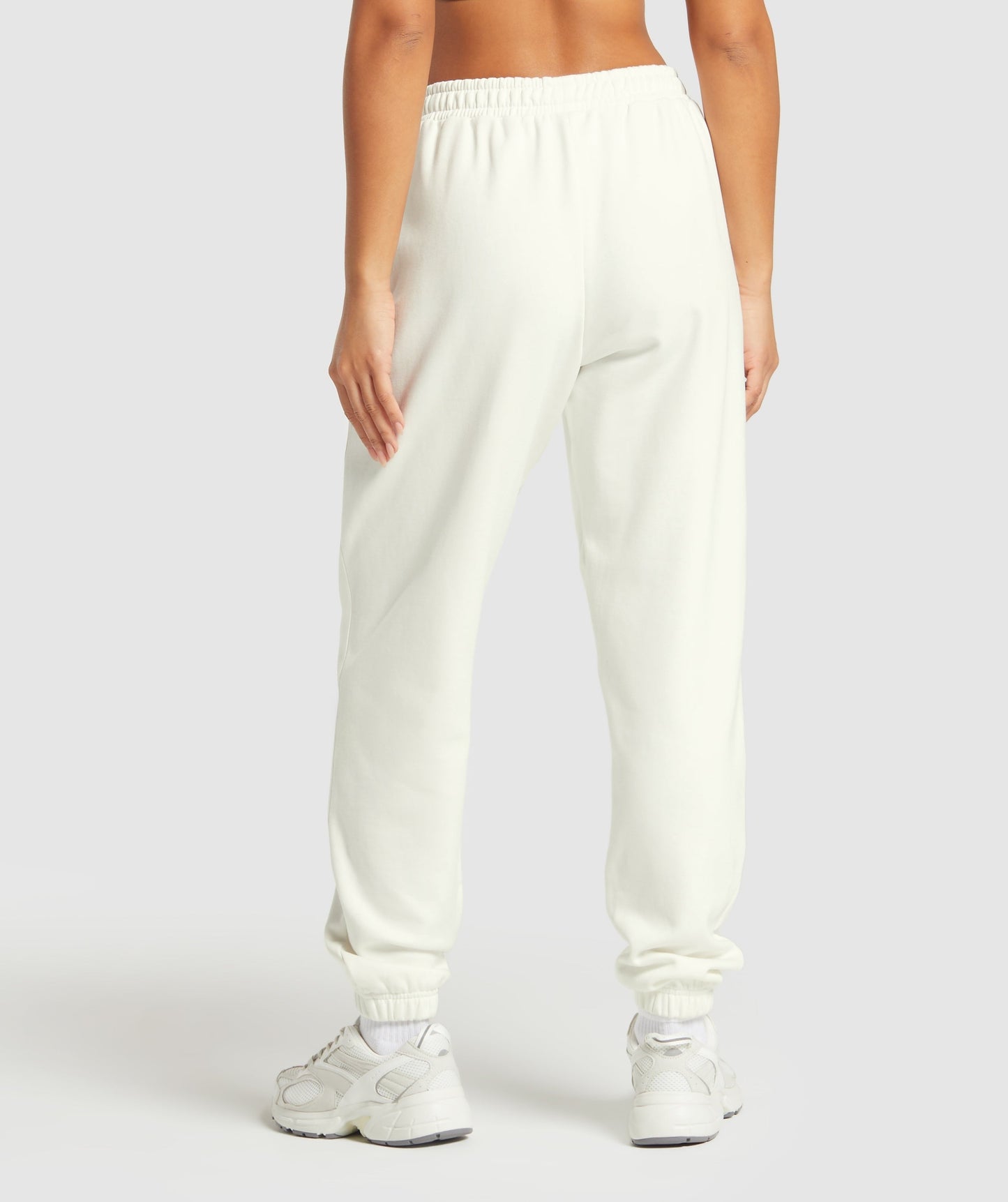 Gymshark Training Regular Fleece Joggers - Soft White