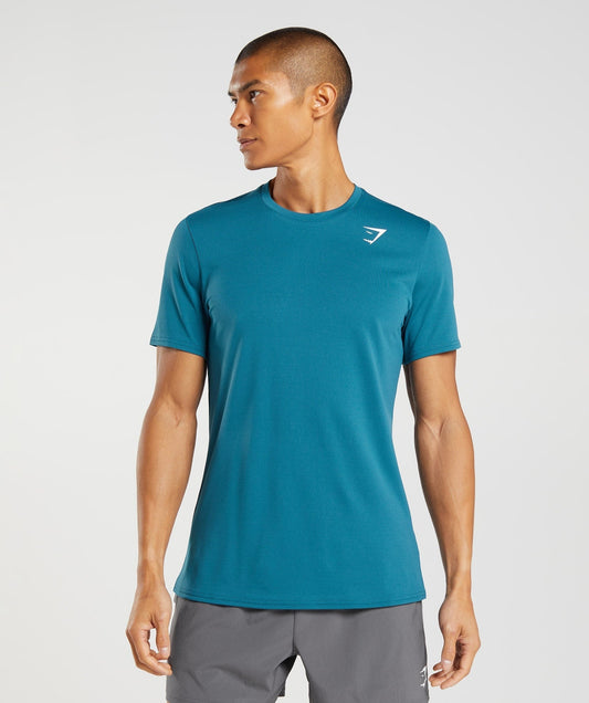 Gymshark Arrival T-Shirt - Atlantic Blue