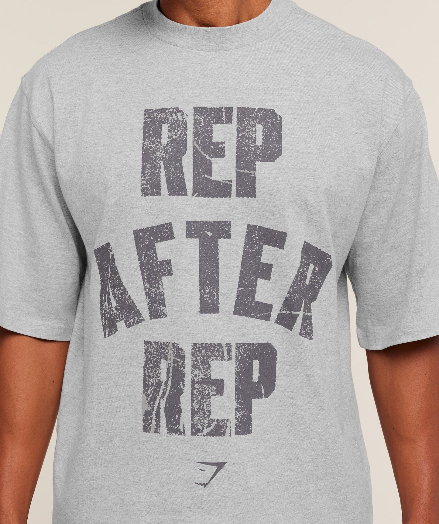Gymshark Rep After Rep T-Shirt - Light Grey Core Marl