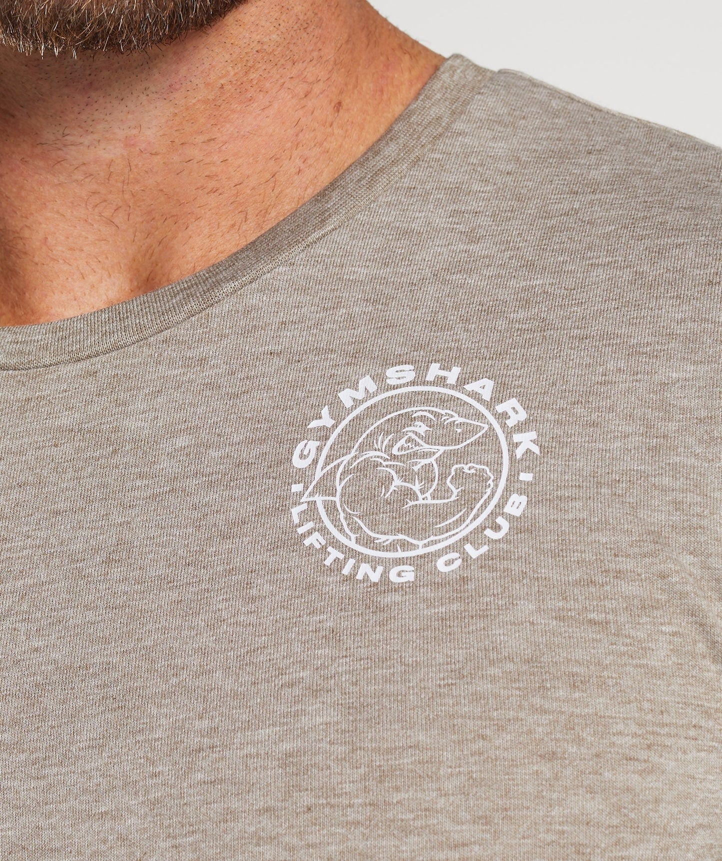 Gymshark Legacy Long Sleeve T-Shirt - Limestone Marl