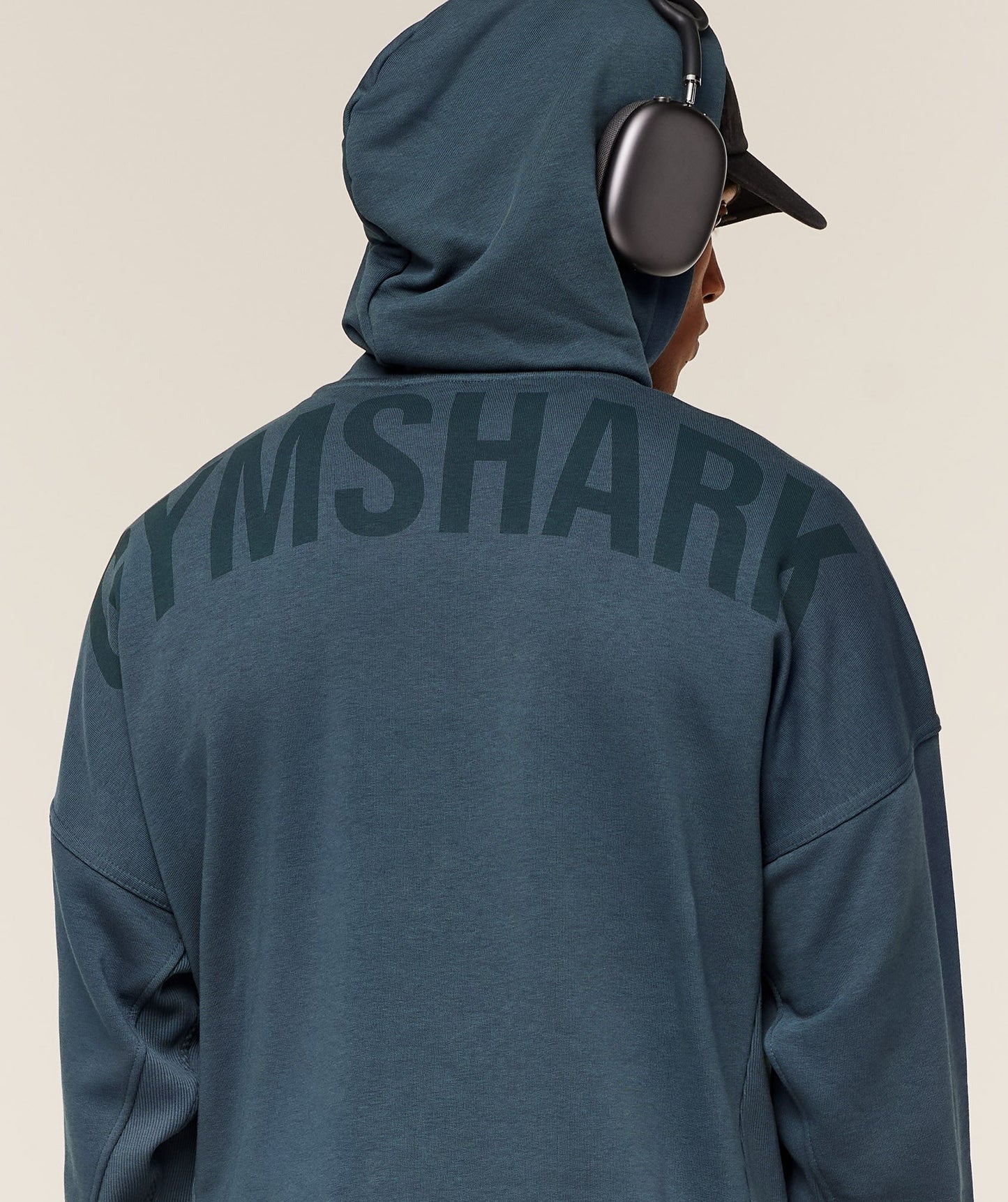 Gymshark Power Oversized Hoodie - GS Stealth Blue