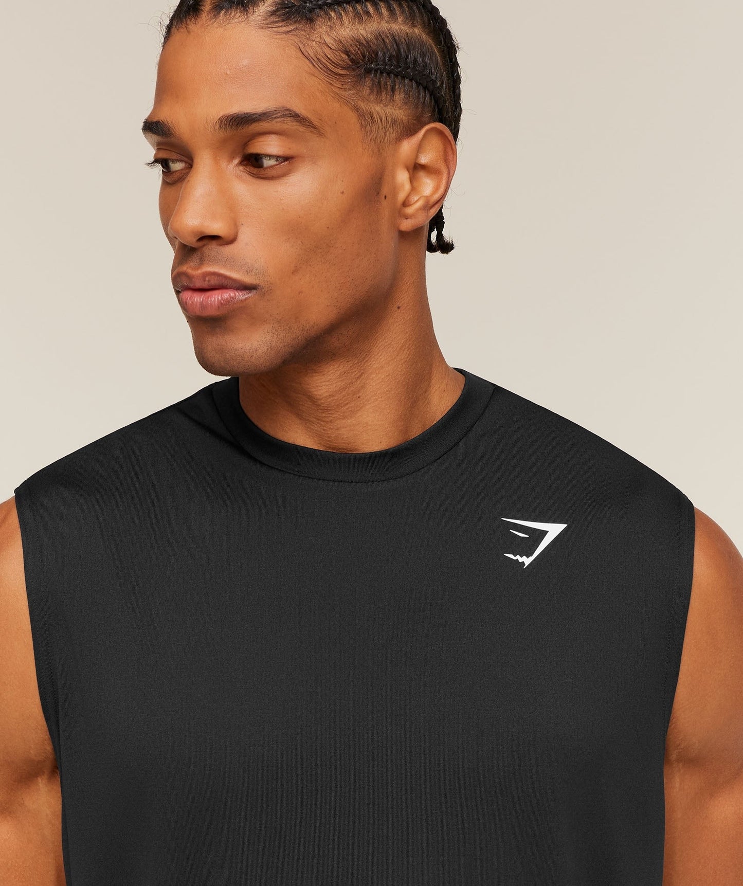 Gymshark Arrival Oversized Tank - Black