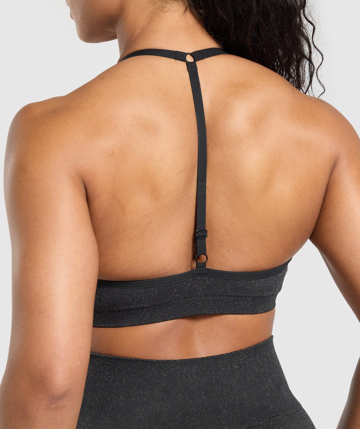 Gymshark Adapt Fleck T-Back Bra - Black