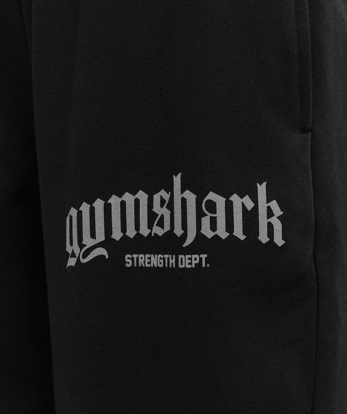 Gymshark Strength Department Wide Leg Joggers - Black