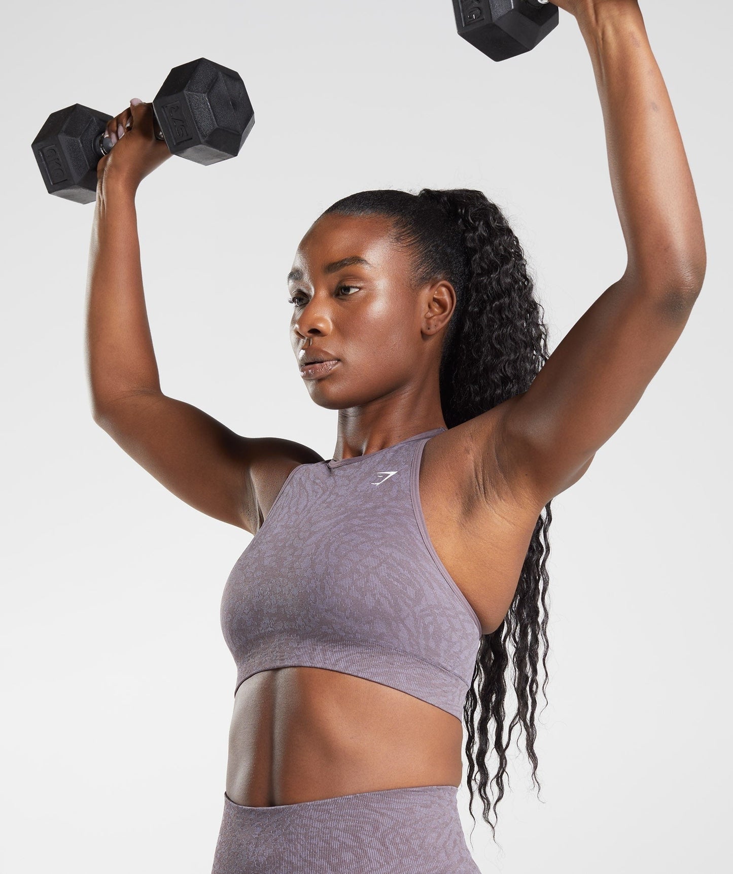 Gymshark Adapt Animal Seamless Sports Bra - Wild | Musk Lilac