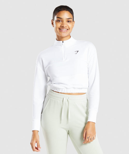 Gymshark Pippa Training Pullover - White