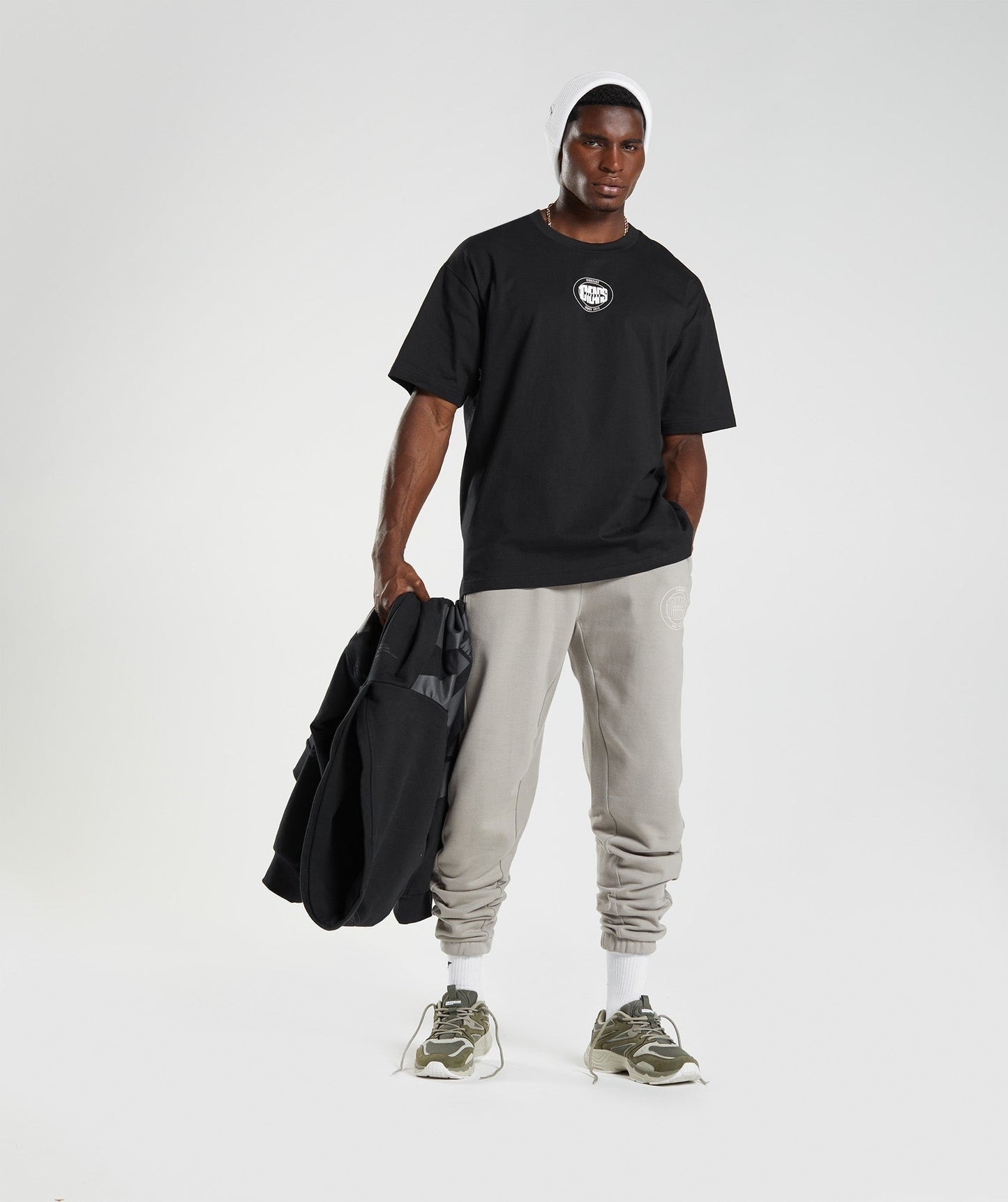 Gymshark GS10 Year Oversized T-Shirt - Black