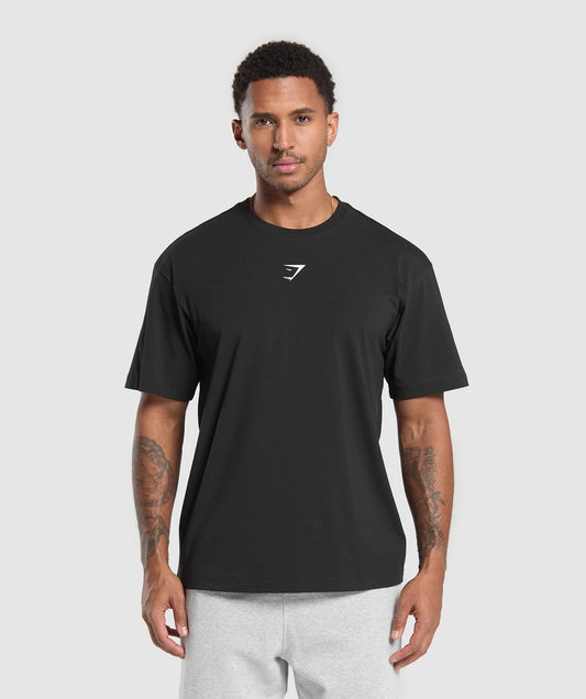 Gymshark GS66 Graphic Oversized T-Shirt - Black