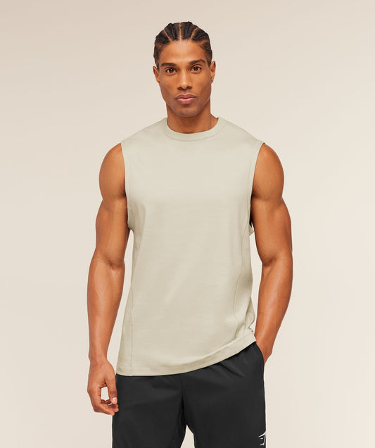Gymshark Off Duty Tank - Pebble Grey