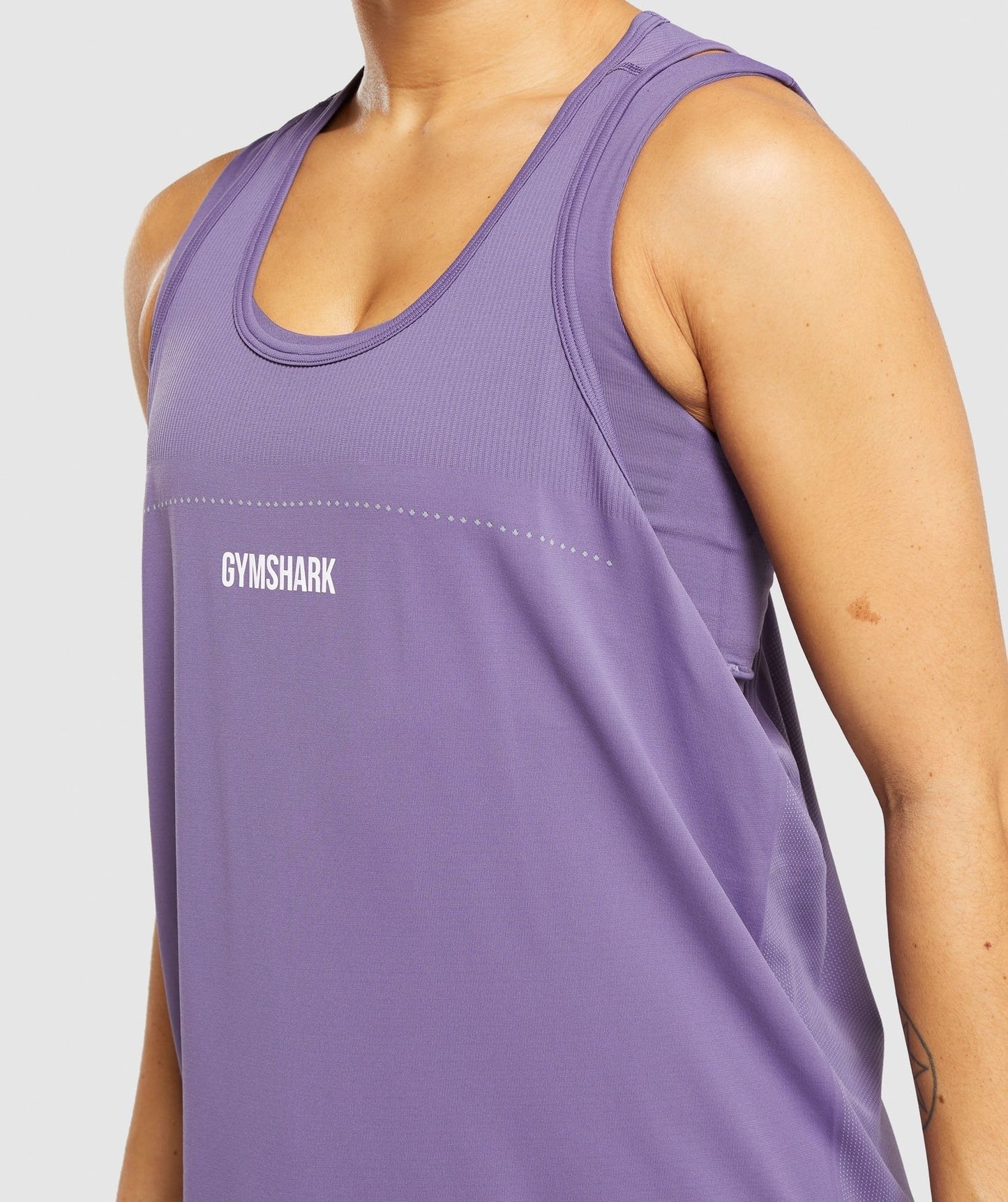 Gymshark Breeze Lightweight Seamless Vest - Purple