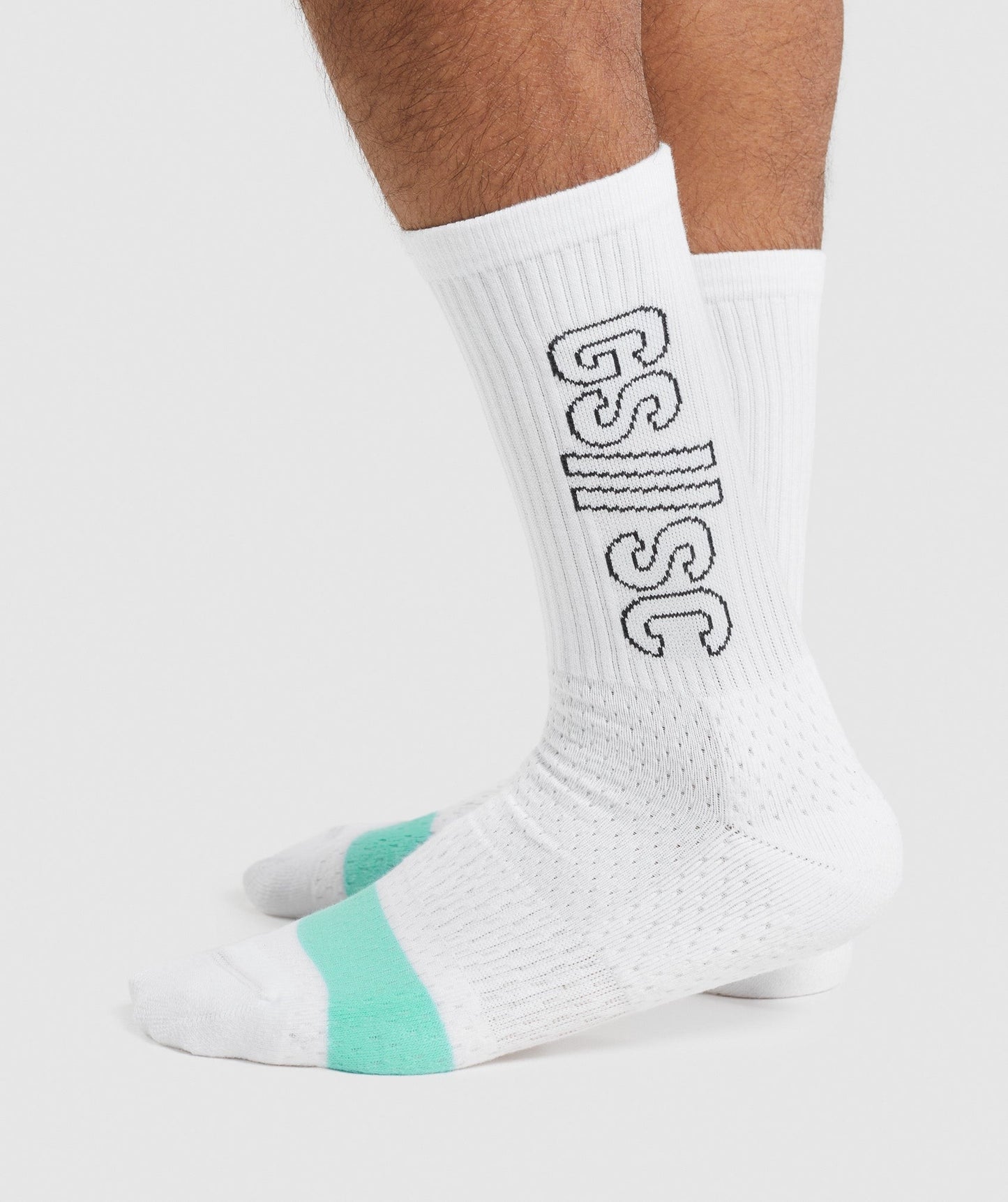 Gymshark //Steve Cook Crew Socks - White