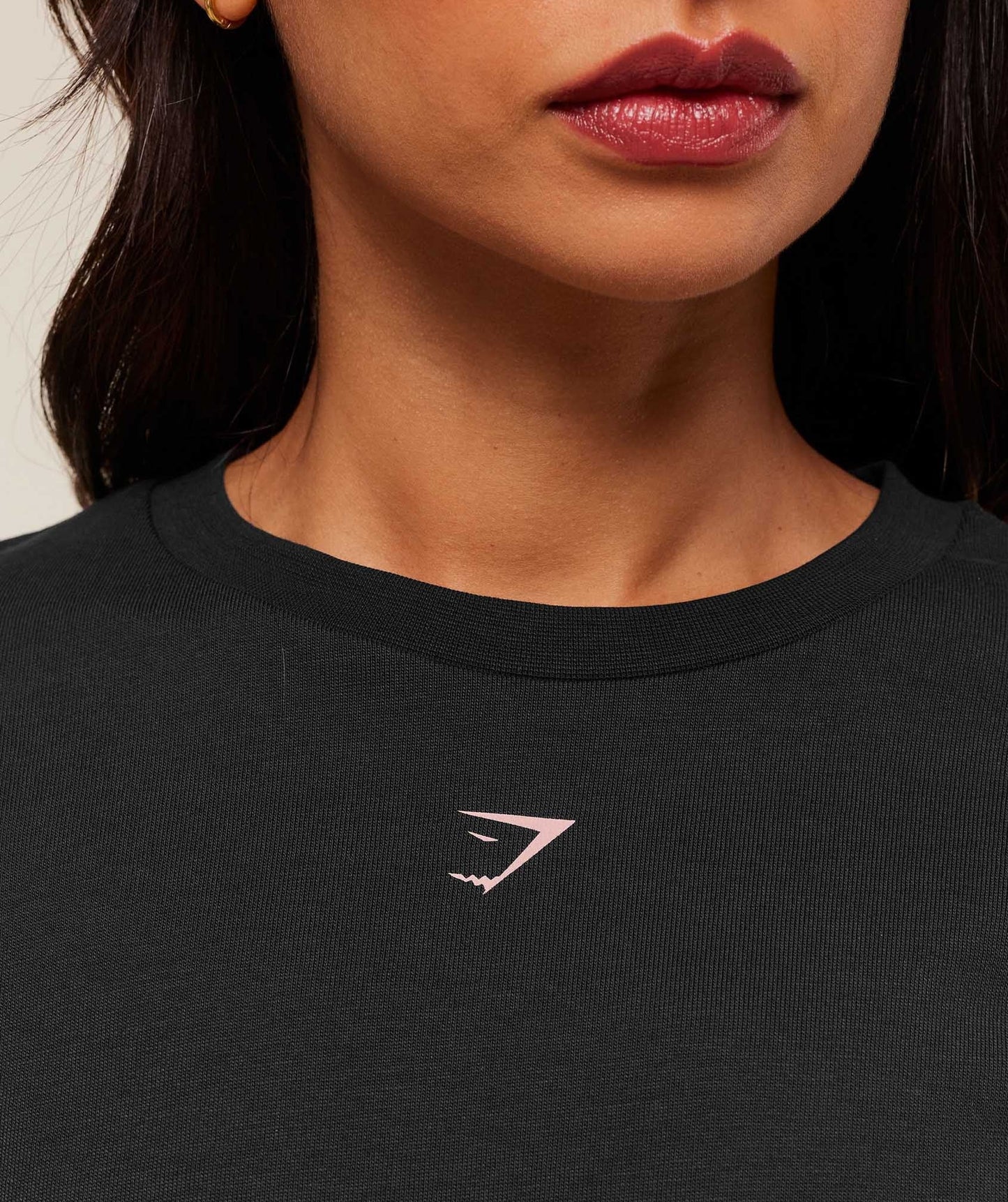 Gymshark Prayer Hands Graphic Oversized T-Shirt - Black