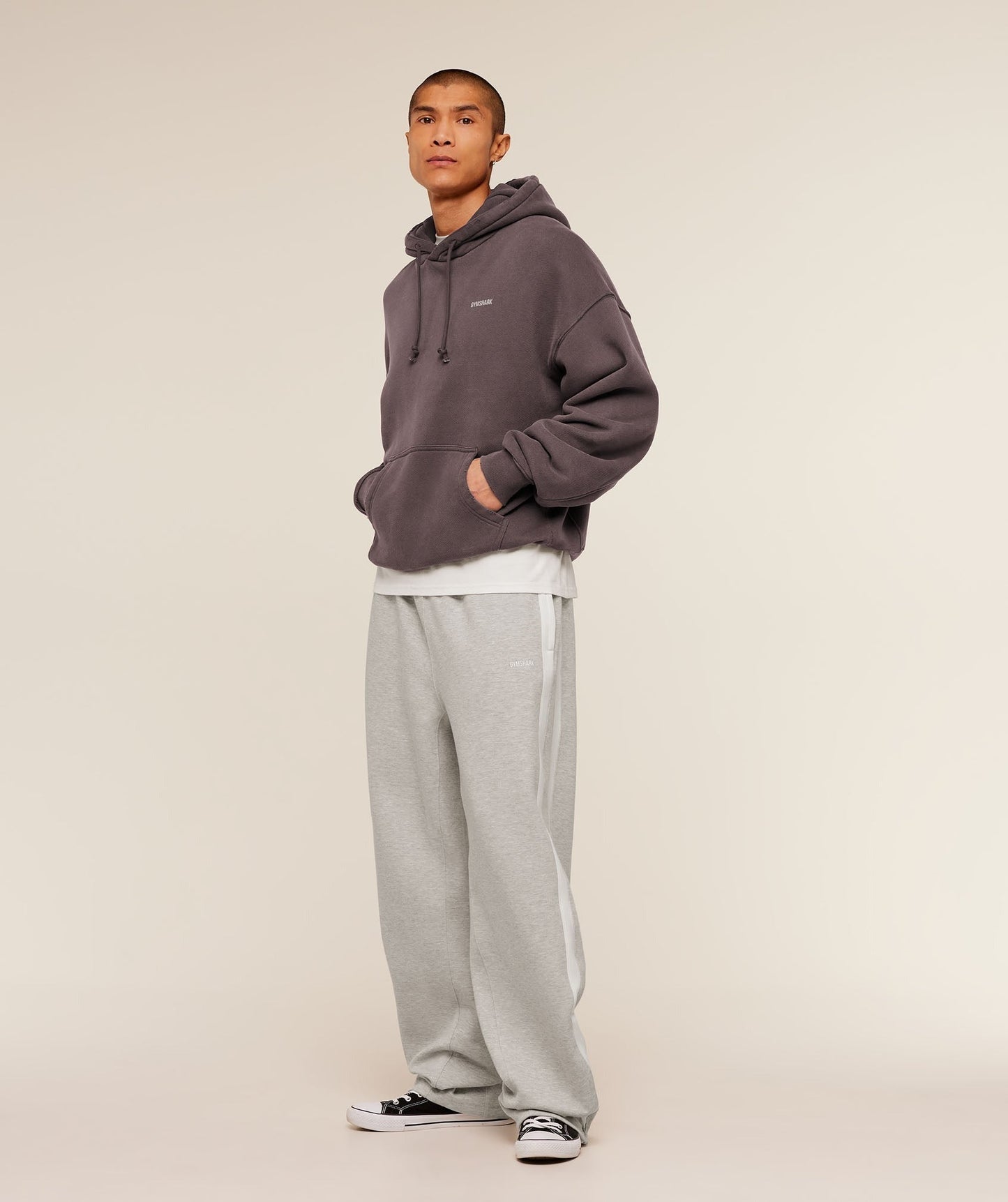 Gymshark x CBUM Washed Hoodie - Greyed Purple
