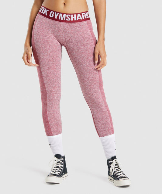 Gymshark Flex Low Rise Leggings - Pink Marl