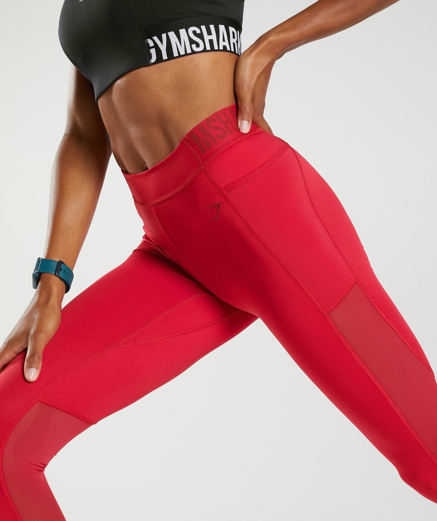 Gymshark Training Brandmark Leggings - Salsa Red