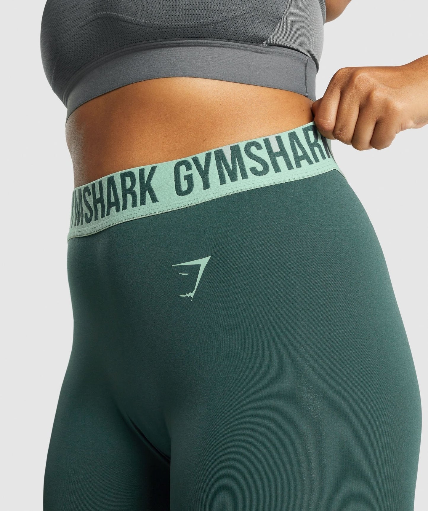 Gymshark Fit Seamless Leggings - Dark Green