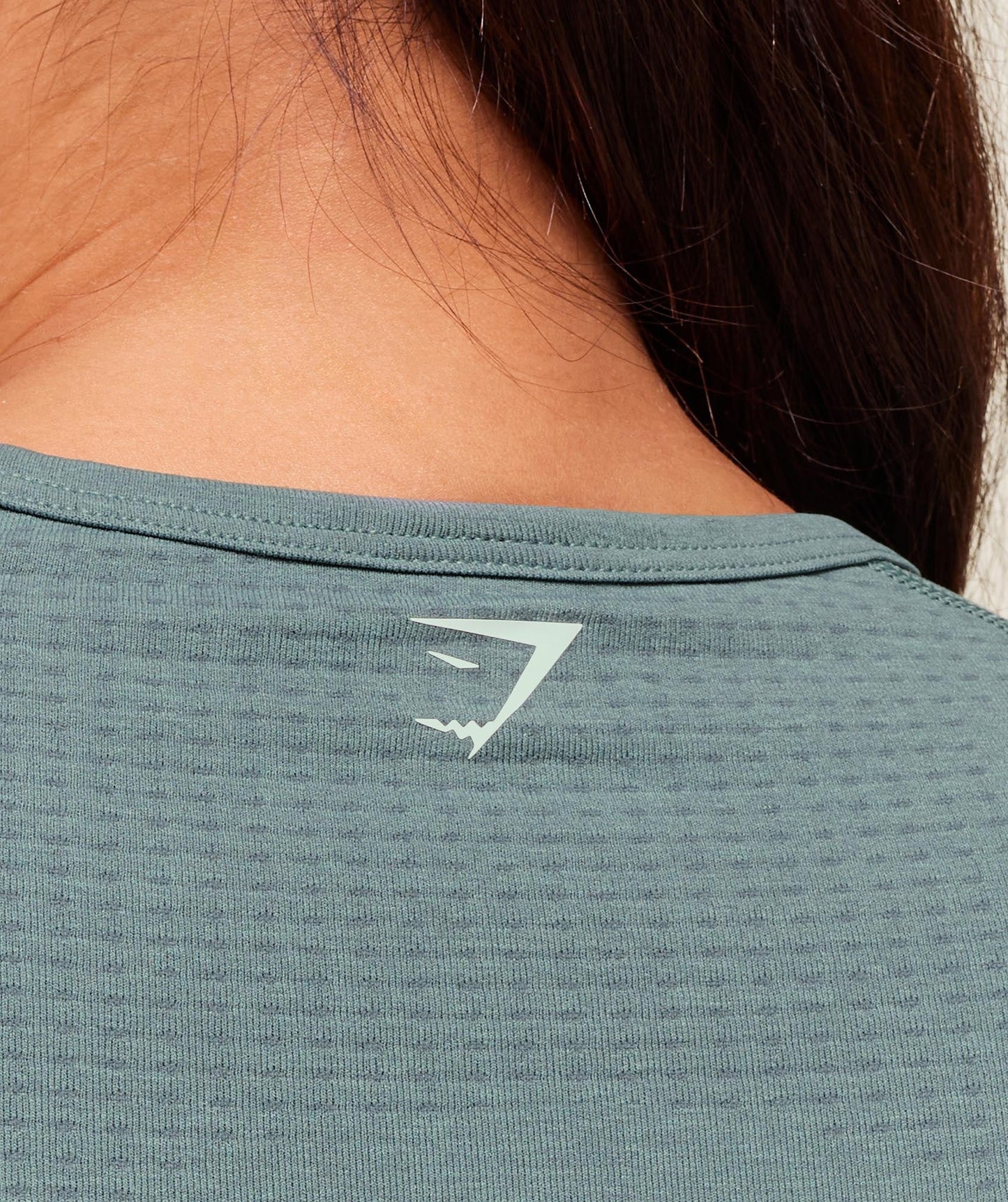 Gymshark Vital Crop Top - Celeste Blue Marl