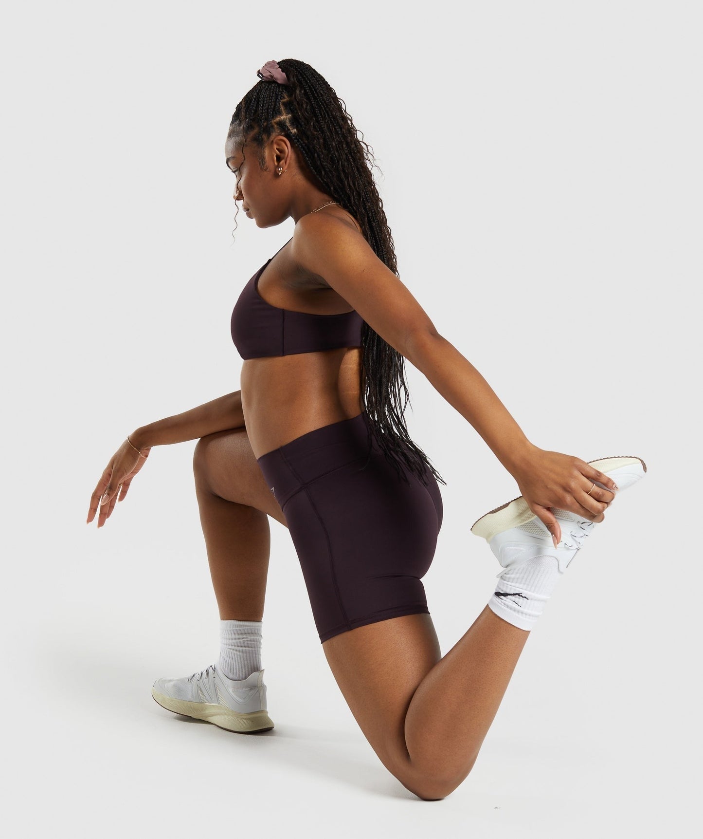 Gymshark Elevate Shorts - Plum Brown